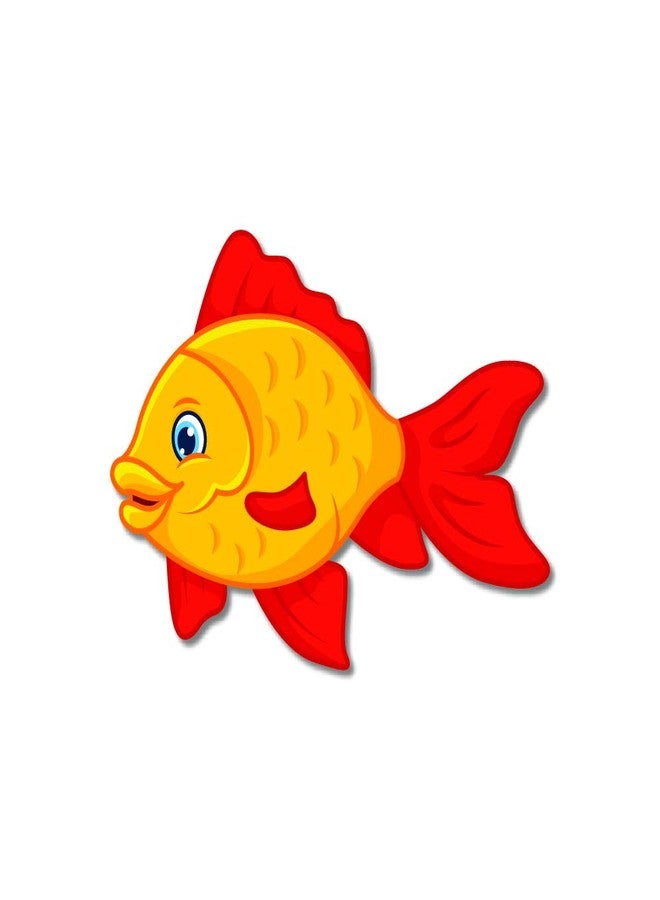 Bhai Please Fries, Be Your Own Hero, Fish, Beauty Begins Wooden Fridge Magnet | Quotes, Comic, Food & Drinks, Fun Decorations and Gifts (Pack of 4) (one Piece Each Design) - Image 4